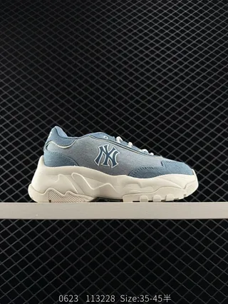 MLB Bigball Chunky Denim Light Blue Chunky Sneakers 2