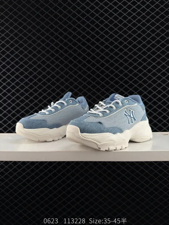 MLB Bigball Chunky Denim Light Blue Chunky Sneakers 3