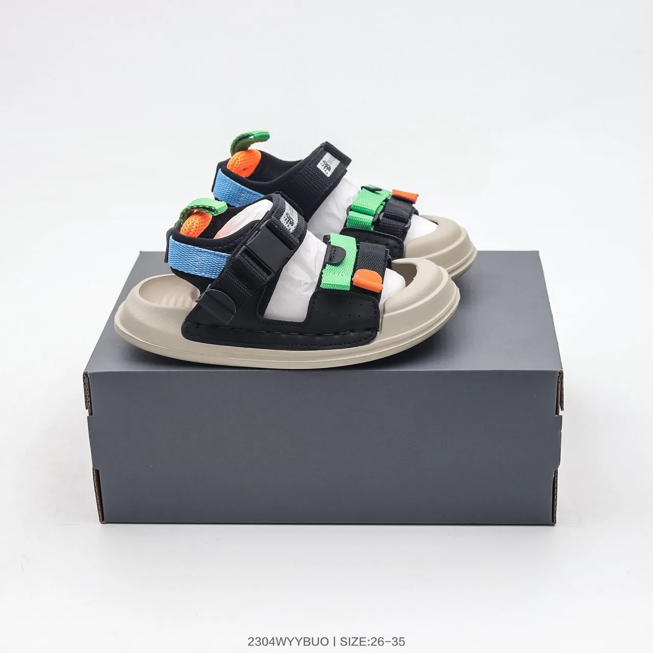 Multicolor Adjustable Strap Casual Sandals 4