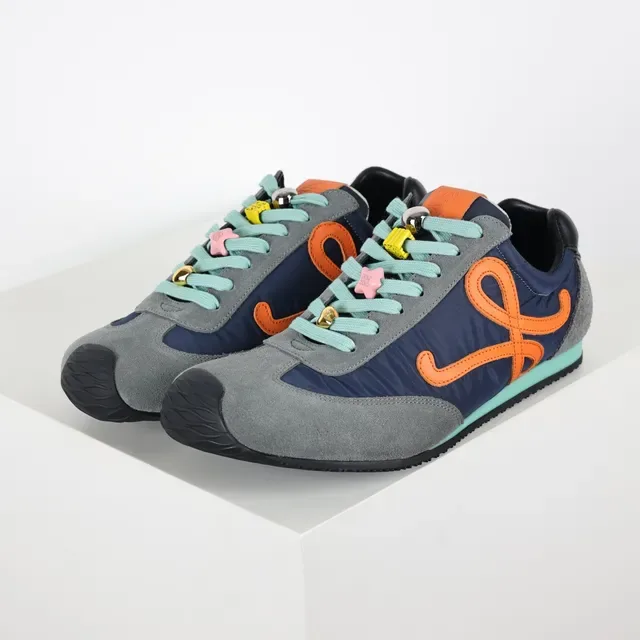 Multicolor Embroidered Logo Lifestyle Sneakers 2