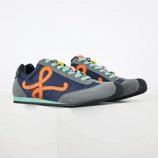 Multicolor Embroidered Logo Lifestyle Sneakers 3