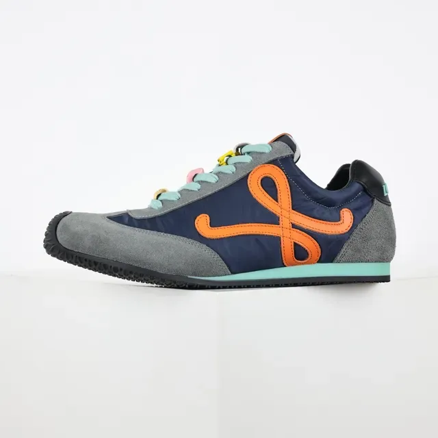 Multicolor Embroidered Logo Lifestyle Sneakers 9