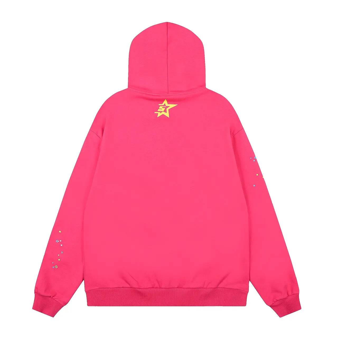 Pink Graphic Spiderweb Hoodie and Jogger Tracksuit 3