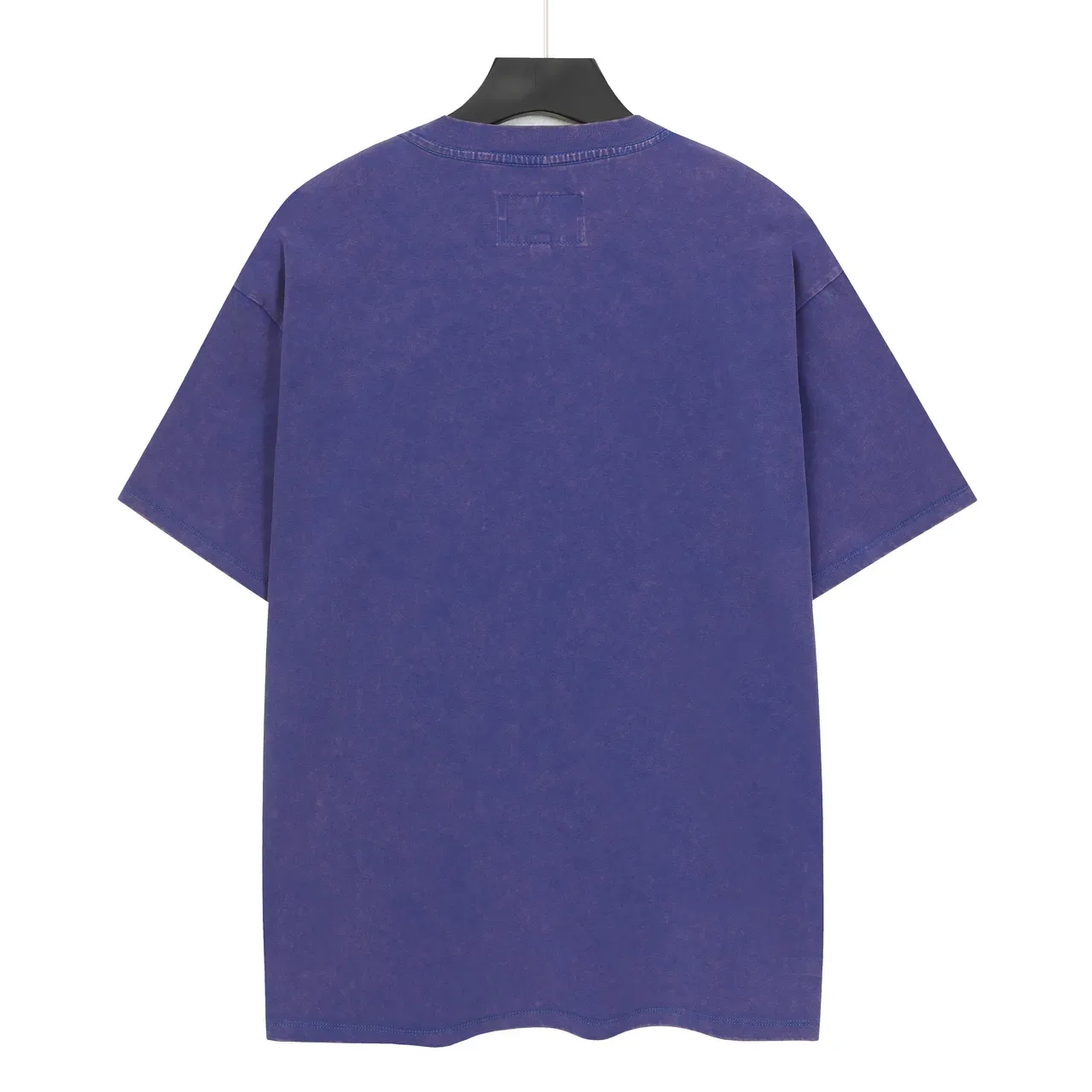 Purple Distressed Oversized Graphic Print T-Shirt 4