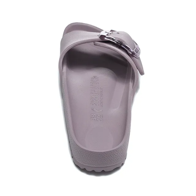 Purple Molded Monochrome Construction Single Wide Strap Slippers 6