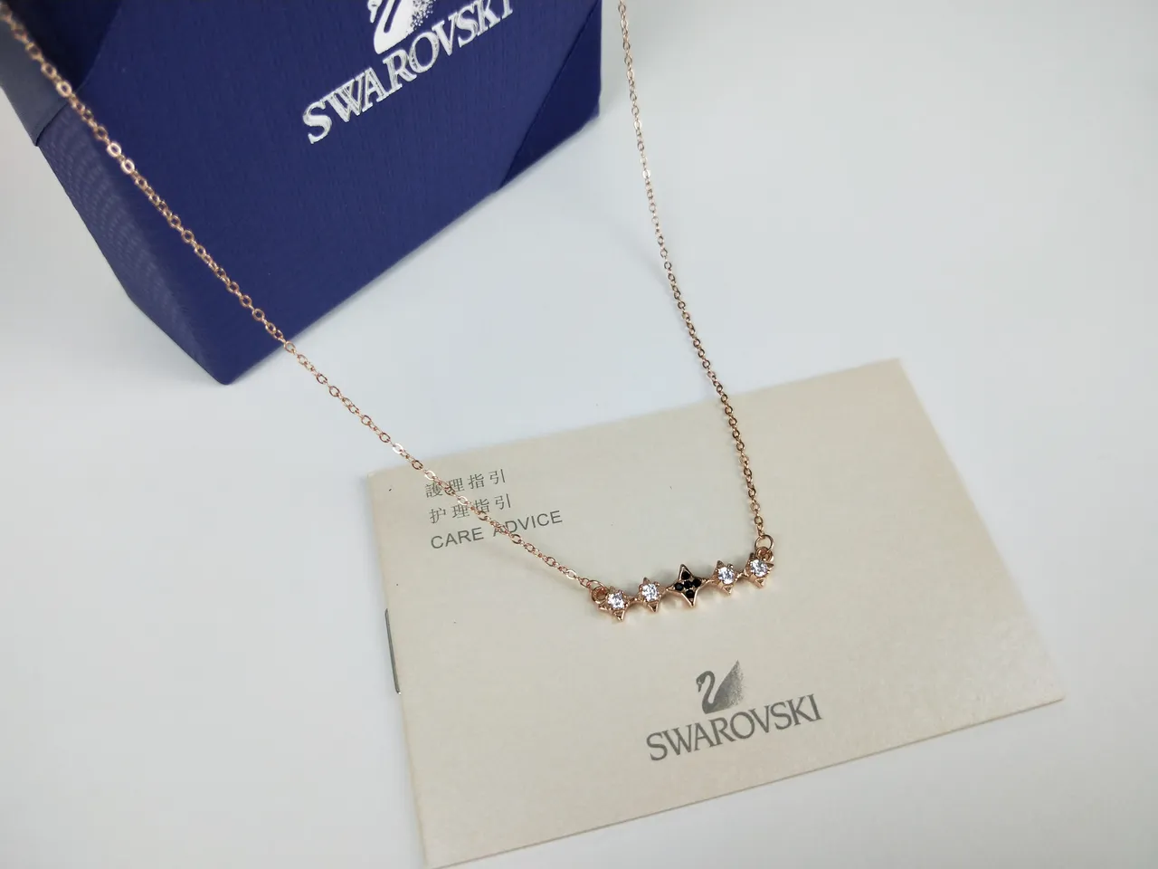 Rose-Gold Tone Celestial Moon and Star Pavé Layered Necklace 2