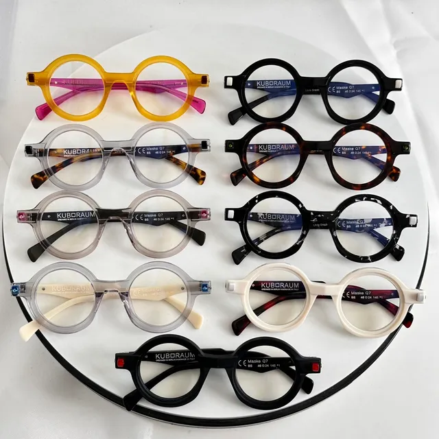 Round Black Frame Gradient Lens Sunglasses 2