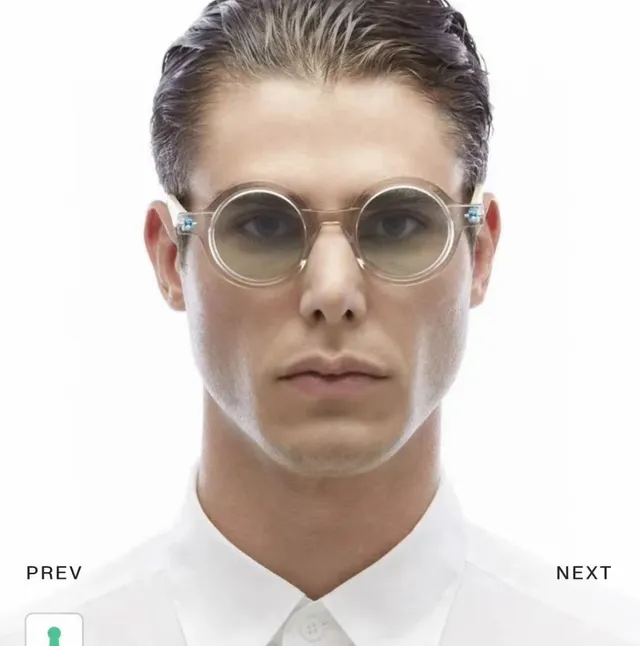 Round Black Frame Gradient Lens Sunglasses 5