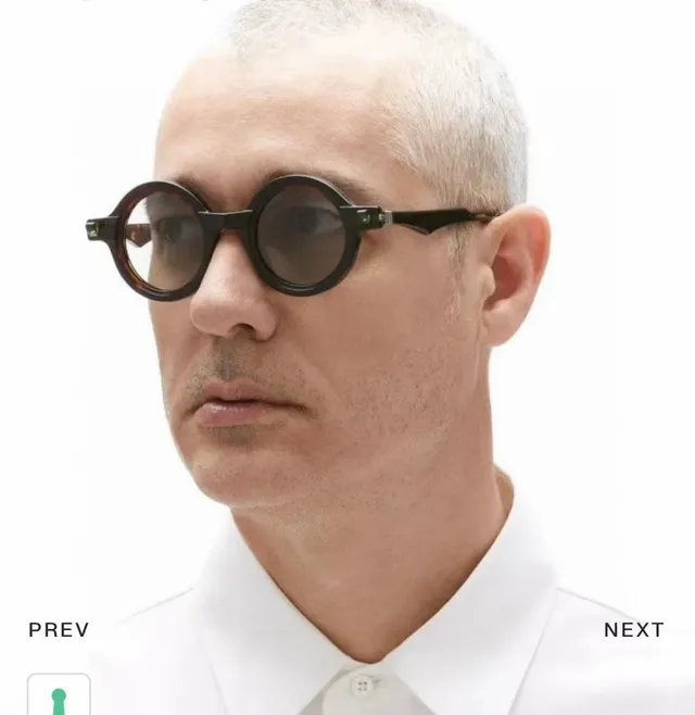 Round Black Frame Gradient Lens Sunglasses 7