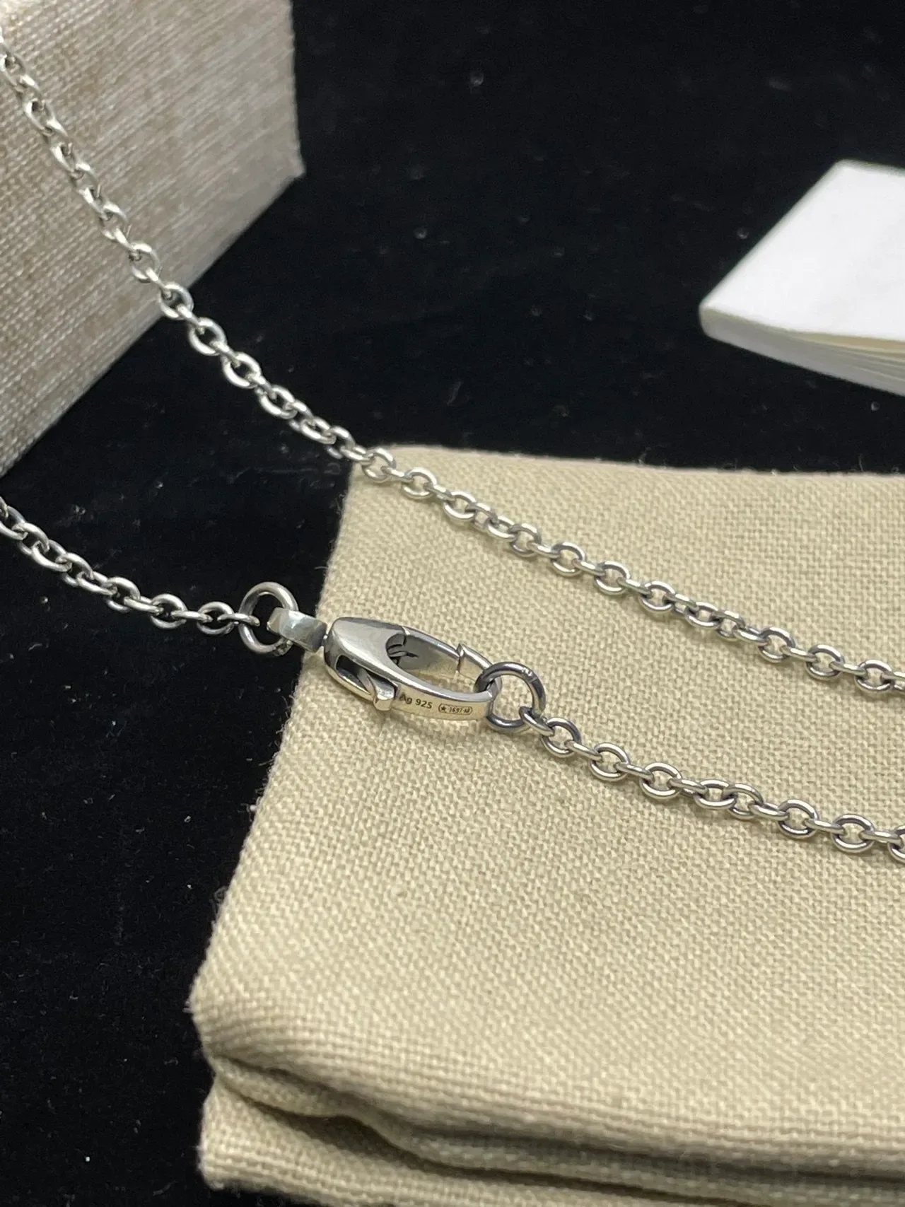Silver Tiger Head Pendant Necklace 4