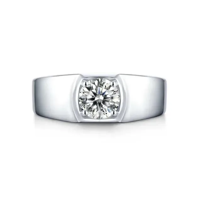 Solitaire Four-Prong Setting Polished Band Ring 3