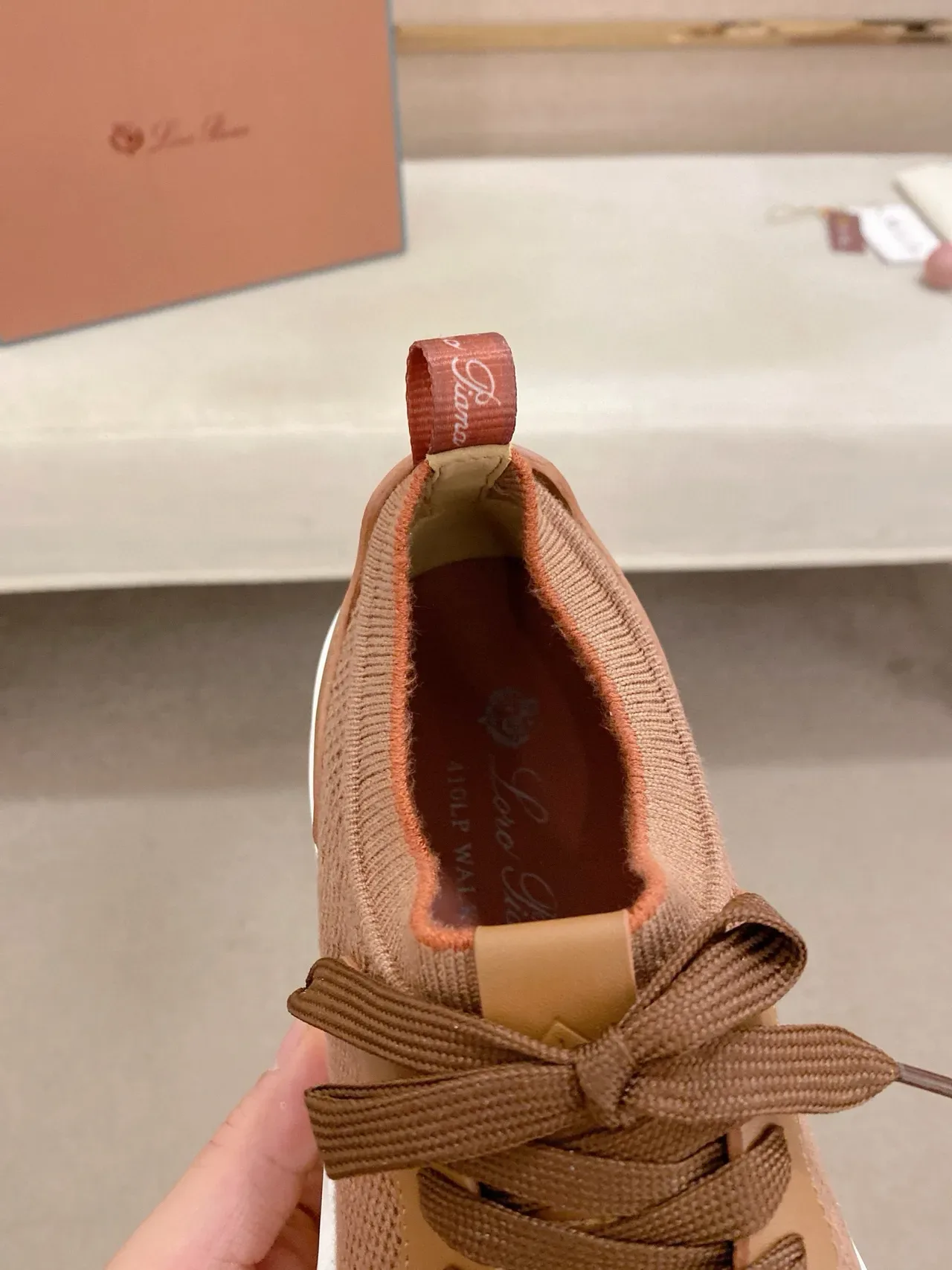 Tan Mesh and Suede Lifestyle Sneaker 5