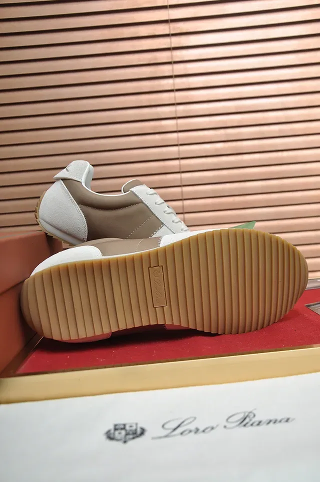 Two-Tone Suede Panelled Lifestyle Sneaker 3