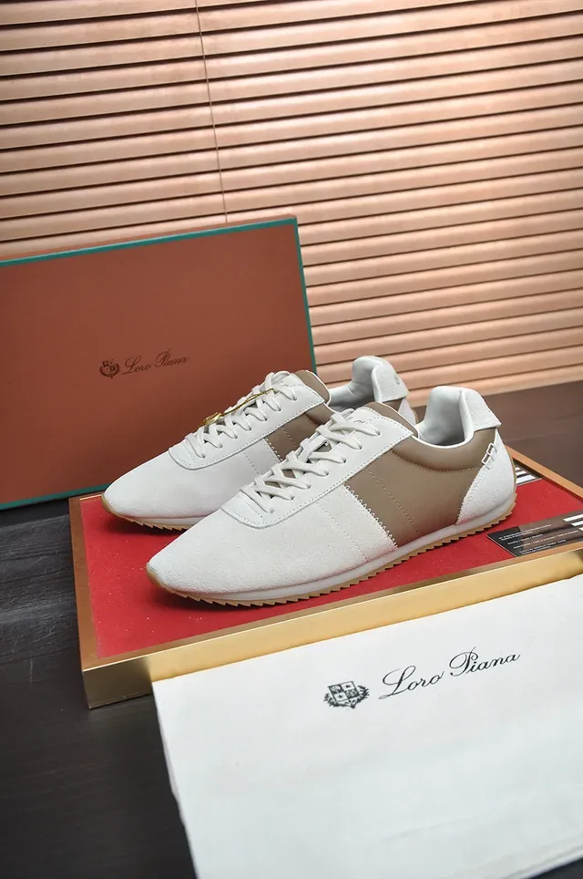 Two-Tone Suede Panelled Lifestyle Sneaker 4