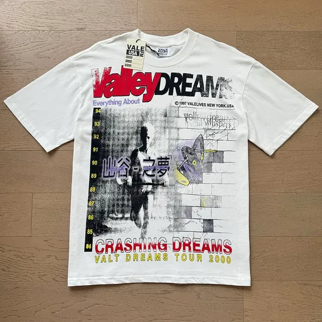Vale Valley Dreams Crashing Dreams Tour 2000 Graphic T-Shirt 5