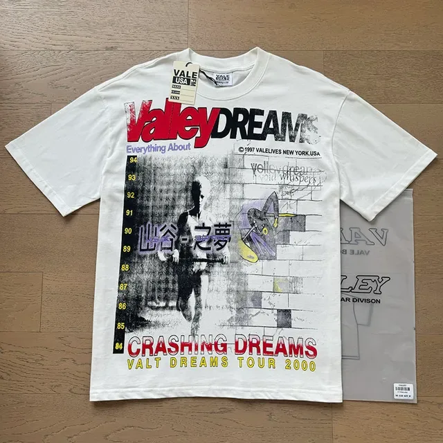 Vale Valley Dreams Crashing Dreams Tour 2000 Graphic T-Shirt 6