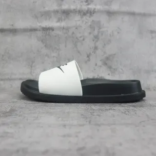 श्वेत और काले molded strap स्लिपर