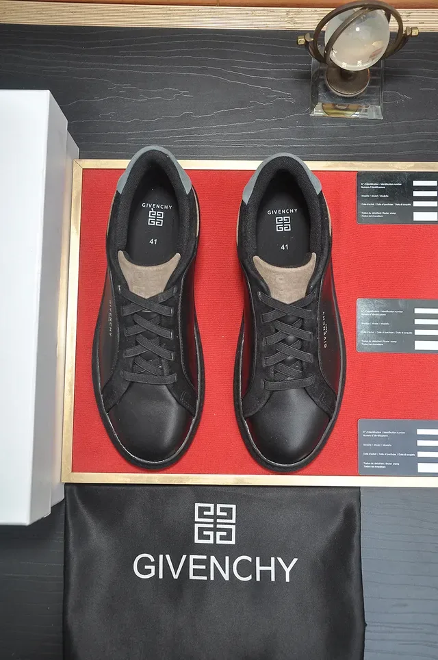 Givenchy City Sport Black Gray Suede Panel Lifestyle Sneakers 3