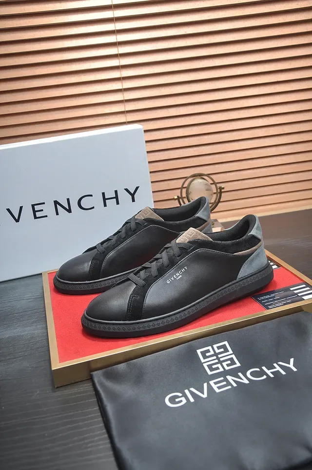 Givenchy City Sport Black Gray Suede Panel Lifestyle Sneakers 5