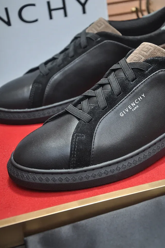 Givenchy City Sport Black Gray Suede Panel Lifestyle Sneakers 8