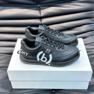 Givenchy City Sport Black Leather Lifestyle Sneakers