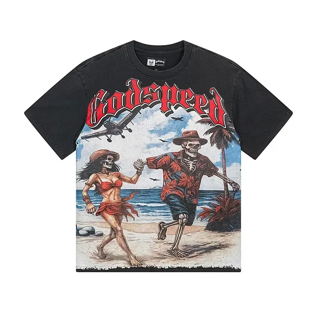 Godspeed Graphic Print Black T-Shirt 2