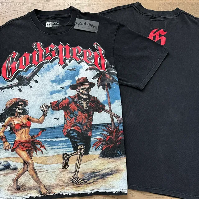 Godspeed Graphic Print Black T-Shirt 4