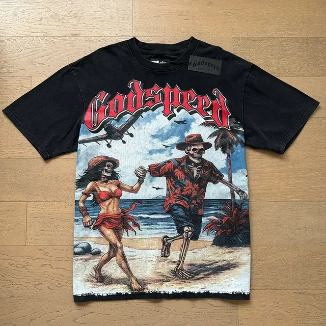 Godspeed Graphic Print Black T-Shirt 5