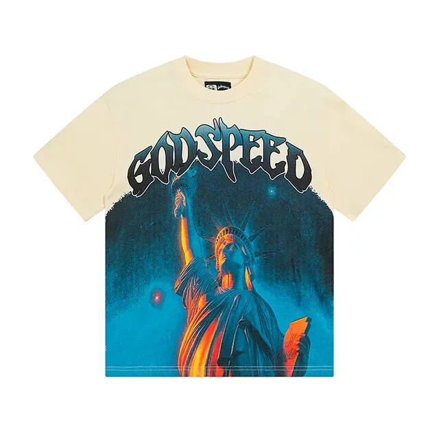 Godspeed Graphic Print Double-Sided Oversized T-Shirt 2
