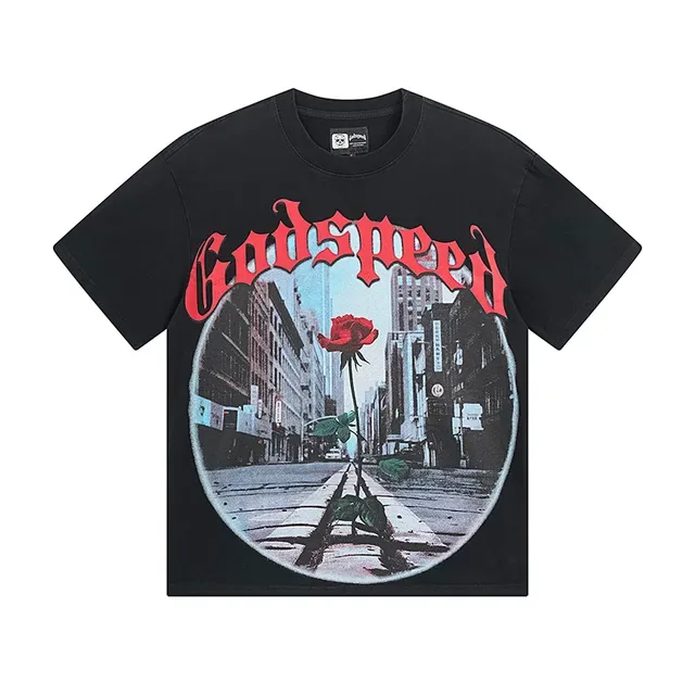 Godspeed Graphic Print Oversized T-Shirt 2