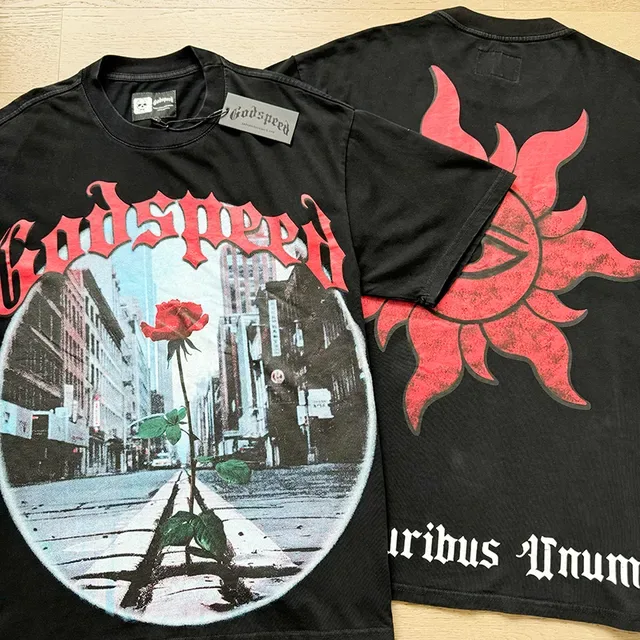 Godspeed Graphic Print Oversized T-Shirt 4