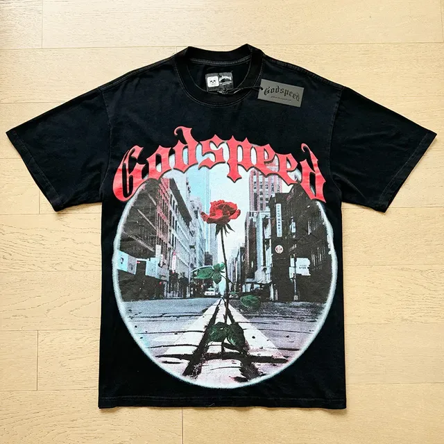 Godspeed Graphic Print Oversized T-Shirt 5