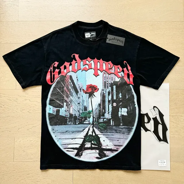 Godspeed Graphic Print Oversized T-Shirt 6