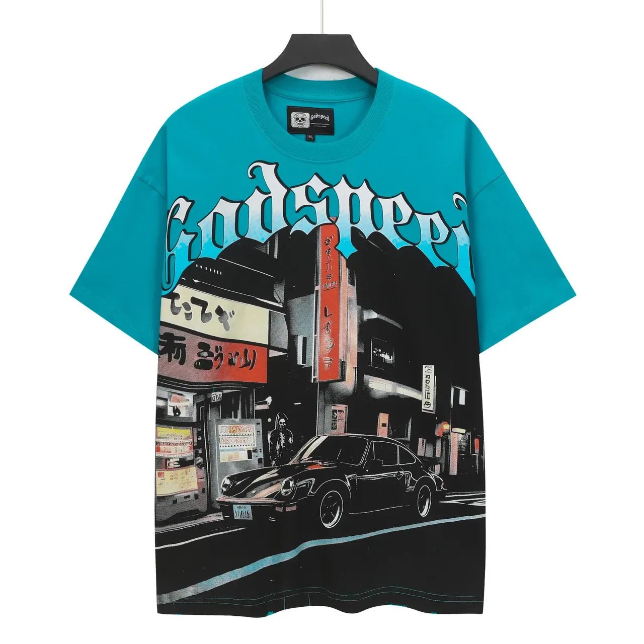 Godspeed Graphic Print Oversized T-Shirt 2