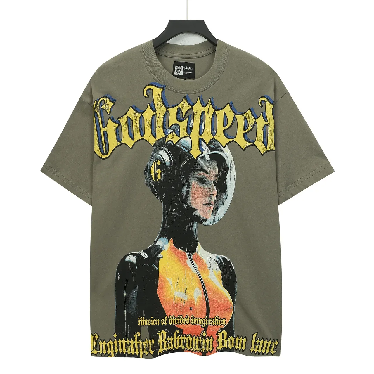 Godspeed Illusion of Divided Imagination Oversized Graphic T-Shirt 2