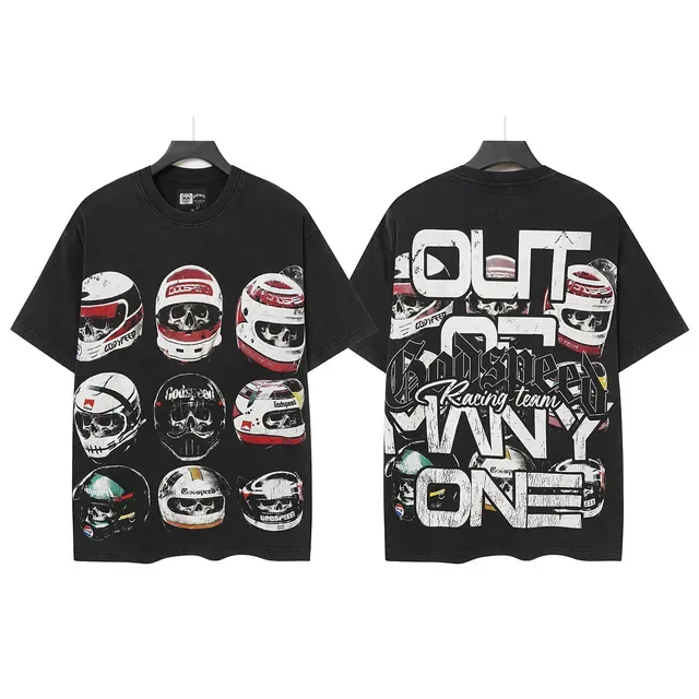 Godspeed Racing Team Graphic Print Black T-Shirt 2