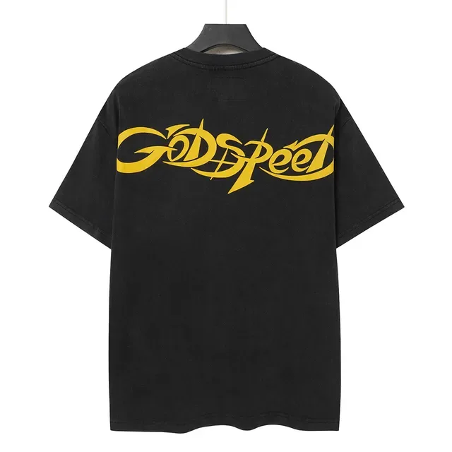 Godspeed Skull and Flames Graphic Black T-Shirt 4