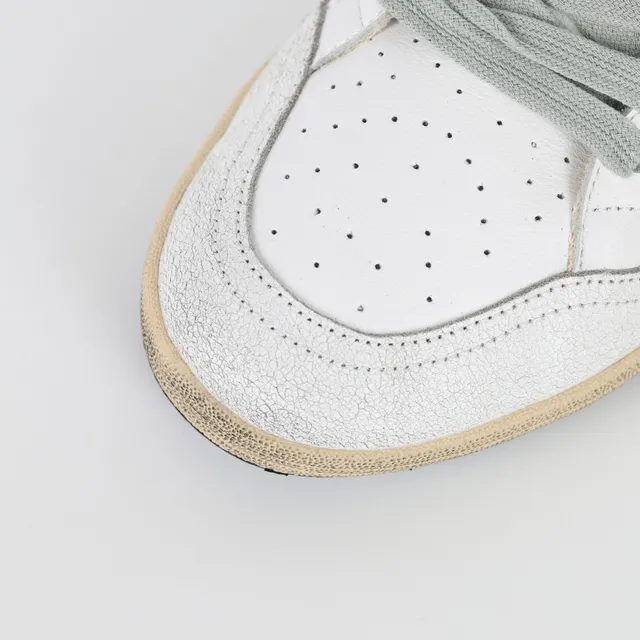 Golden Goose Super-Star sneakers lifestyle dégradées blanches avec étoile marine 5