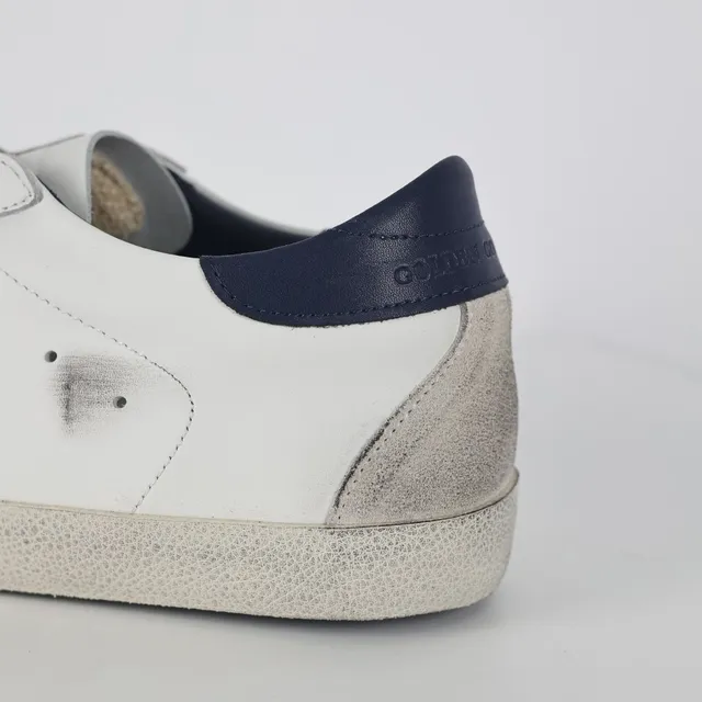 Golden Goose Superstar Sneakers Lifestyle En Cuir Blanc Vieilli 4