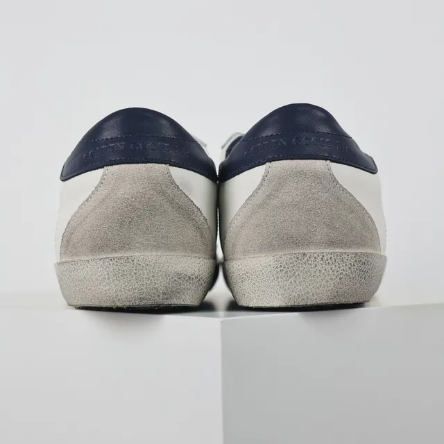 Golden Goose Superstar Sneakers Lifestyle En Cuir Blanc Vieilli 8