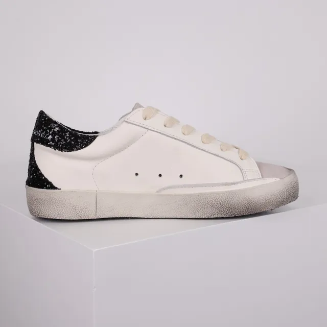 Golden Goose Superstar Off-White Glitter Star sneakers lifestyle 7