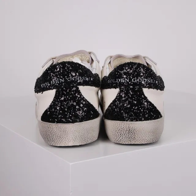 Golden Goose Superstar Off-White Glitter Star sneakers lifestyle 8