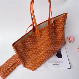 Goyard Saint-Louis Tote Royal Blue Coated Canvas Tote Bag 6