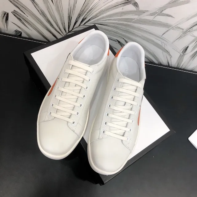 Gucci Ace Disney Mickey Mouse White Orange Lifestyle Sneakers 8