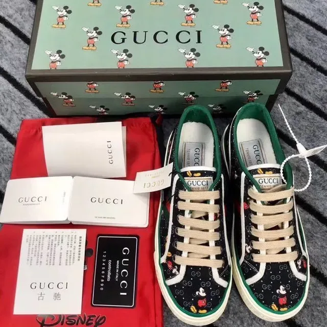 Gucci Ace Mickey Mouse Print Lifestyle Sneakers 2