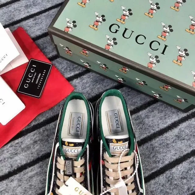 Gucci Ace Mickey Mouse Print Lifestyle Sneakers 6
