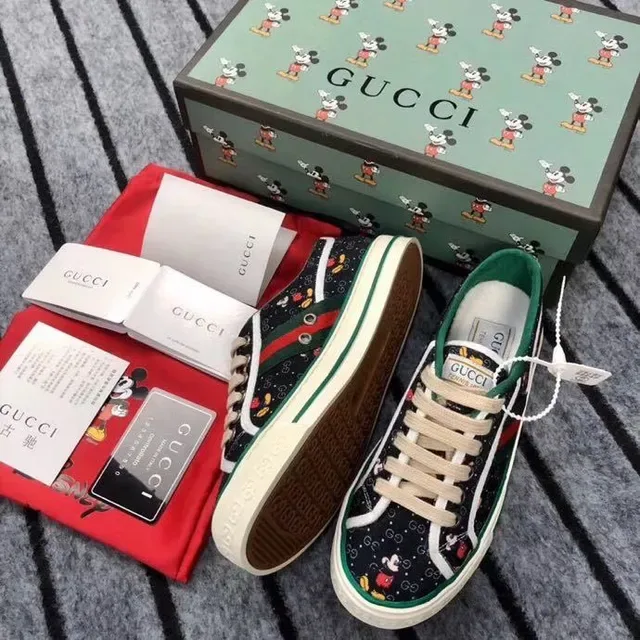 Gucci Ace Mickey Mouse Print Lifestyle Sneakers 8