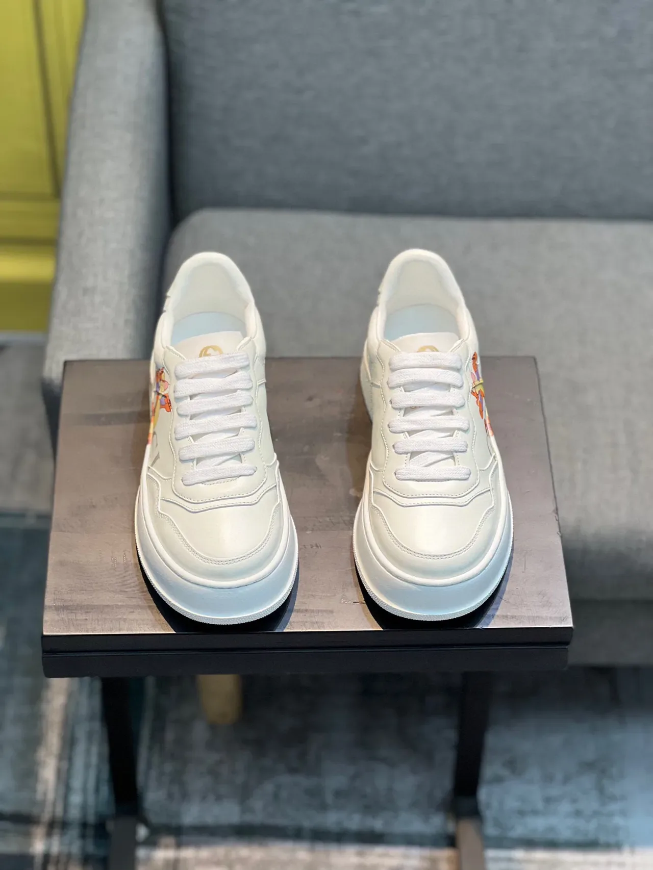 Gucci Ace Tigger Graphic White Lifestyle Sneakers 6
