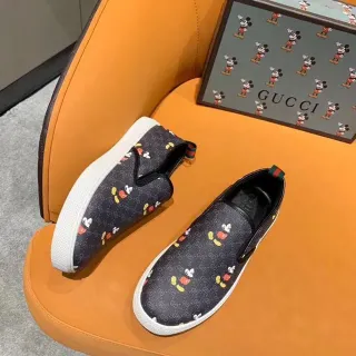 Gucci Ace x Disney Mickey Mouse Print Slip-On Loafers