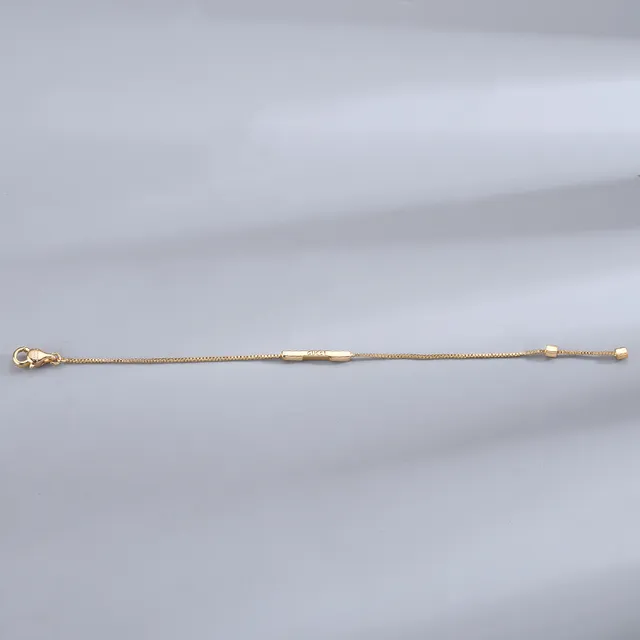 Bracelet Gucci Bar ton or chaîne boîte 3